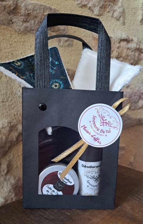 COFFRET CADEAU D&eacute;maquillant Lingettes Bambou et D&eacute;odorant Floral Fruit&eacute;