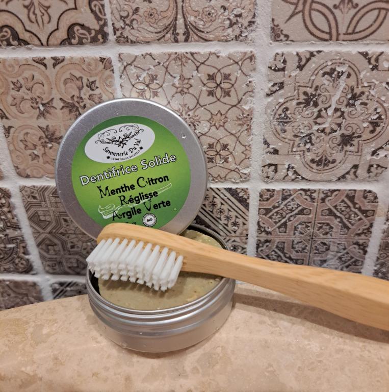 Dentifrice Menthe Citron R&eacute;glisse Argile Verte BIO